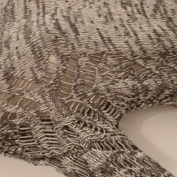 Pink Rose Brand, Light Knitted Sweater with Peekaboo Sides and Sleeves - Picture 3 of 4